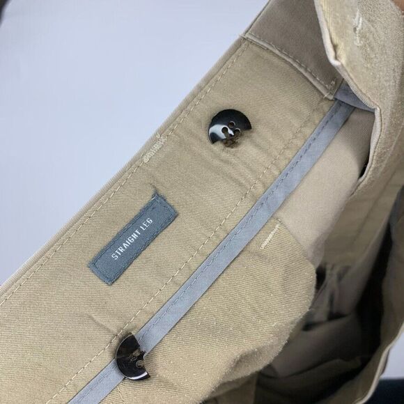 Bonobos Pants Mens 35 x 30 Beige Khaki Workwear Casual Wednesday Straight Leg - Picture 10 of 11